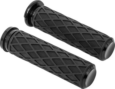 Handtag styre Arlen Ness diamond svart 08-25 (2-pack)