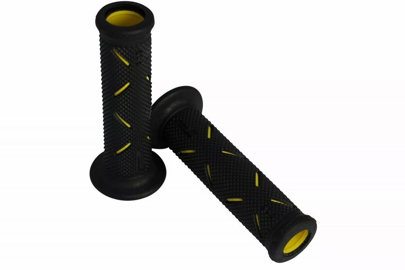 Handtag Pro Grip 717 Road Double Density öppen ände svart/gul