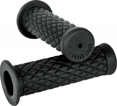 Handtag styre Burly Diamondback 1" svart 74-26