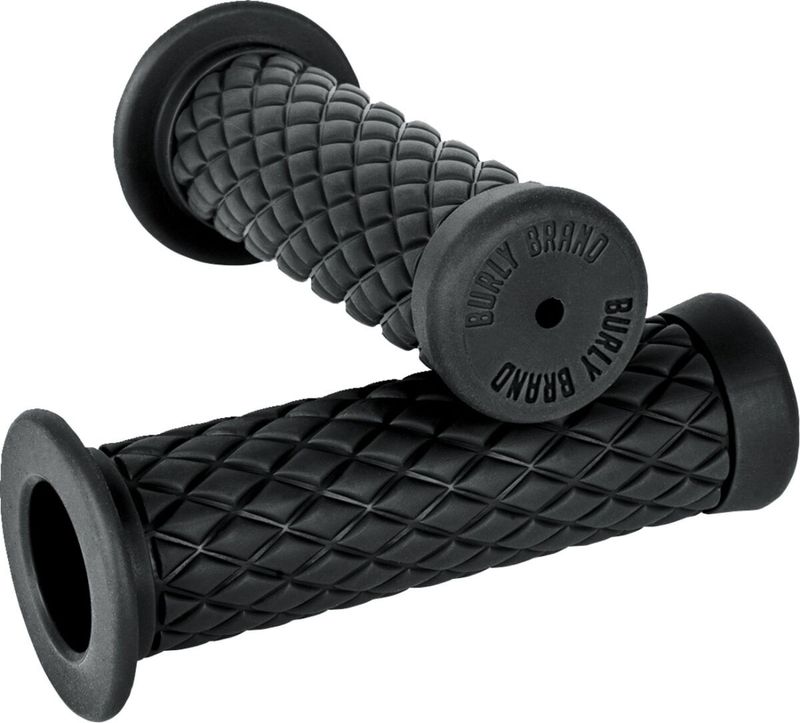 Handtag styre Burly Diamondback 1" svart 74-26