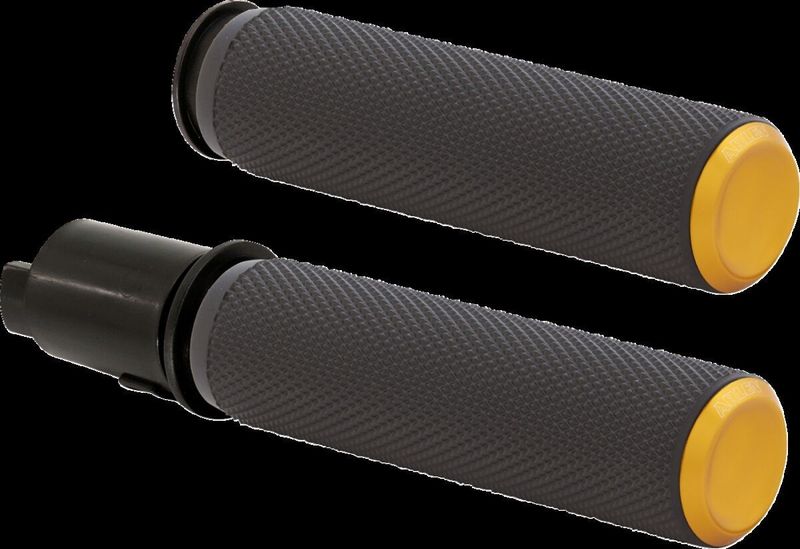 Handtag Arlen Ness räfflad Gen 2 Touring, 25-26 Softail guld