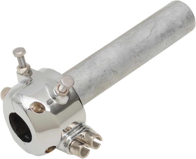 Styre gashandtag Emgo 7/8" 22mm universal krom