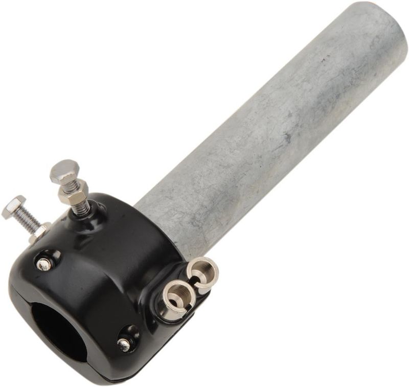 Styre gashandtag Emgo 7/8" 22mm universal svart