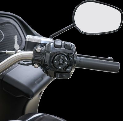 Gasrulle Thrashin Supply räfflad Touring 23-upp, Softail 24-upp