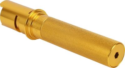 Gasrulle Thrashin Supply räfflad guld Touring 23-upp, Softail 24-upp