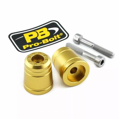 Handtag styre Pro Bolt styrändar guld Kawasaki