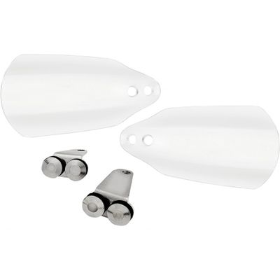 Handskydd Memphis Shades polerad klar Touring 08-24, Softail 22-24
