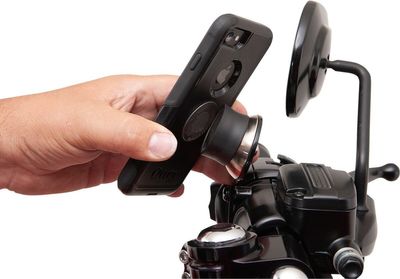 Fäste Klock Werks Device Harleydavidson svart H-D 96-upp
