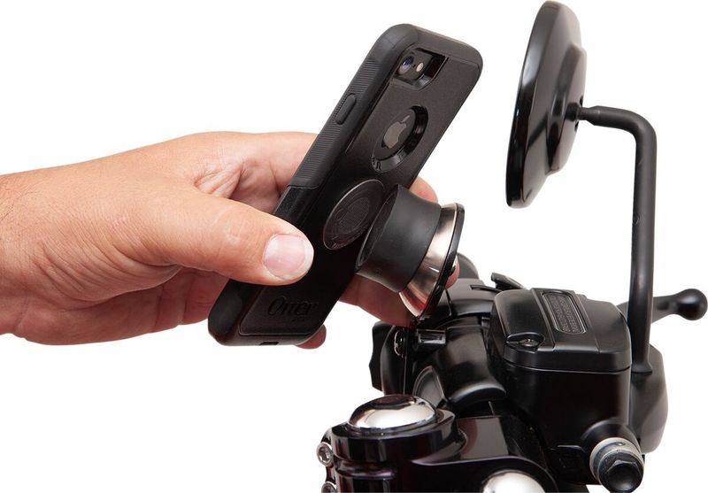Fäste Klock Werks Device Harleydavidson svart H-D 96-upp