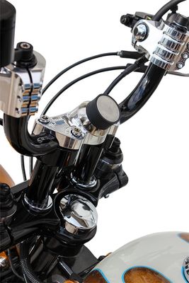 Enhetsfäste Klock Werks iOmounts mitten styrhöjare krom H-D
