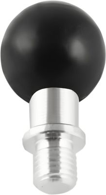 Fäste RAM Mounts Male-Thread Base Ball 1.25PTCH 1" aluminium gummi svart natur
