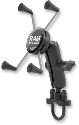 Mobilhållare styre RAM Mounts X-Grip stor med U-bygel plast svart