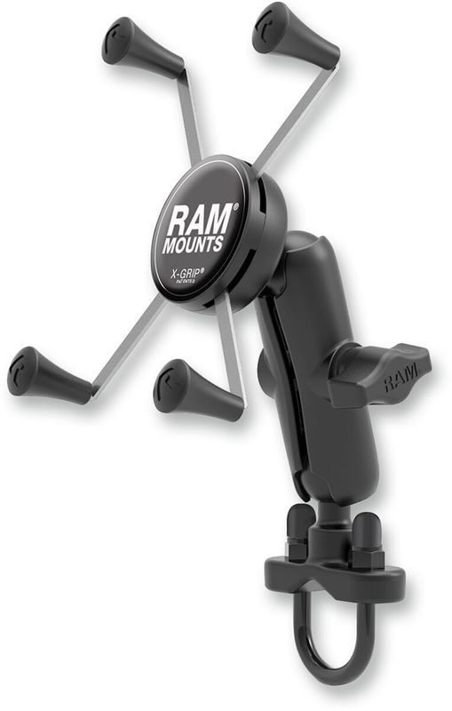 Mobilhållare styre RAM Mounts X-Grip stor med U-bygel plast svart