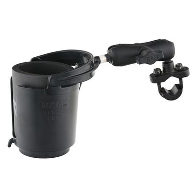 Mugghållare styre RAM Mounts Level Cup med U-bygel och kylfodral