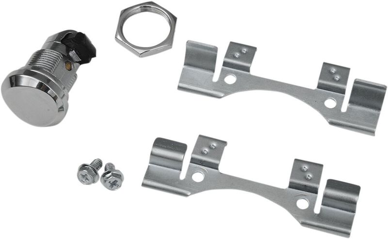 Bensintank Drag Specialties Push-Button Touring 92-24, Trike 14-21 krom