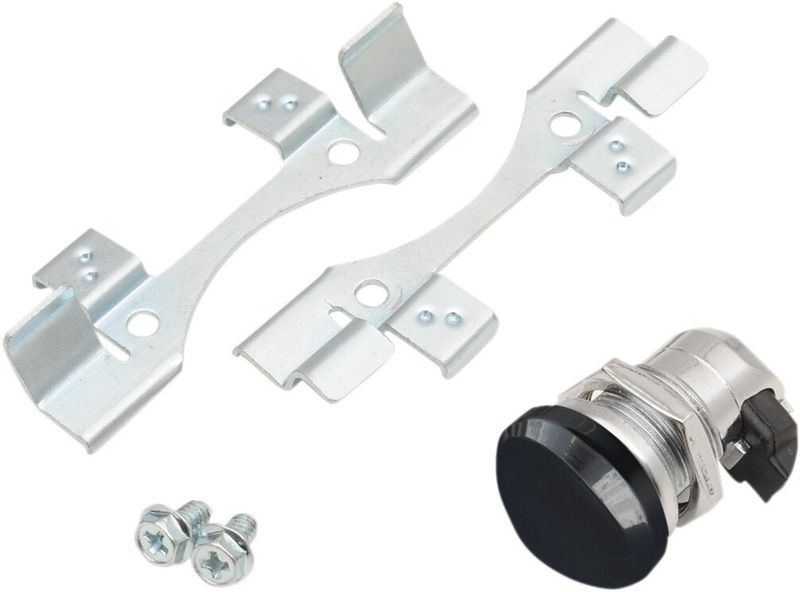 Bensintank Drag Specialties Push-Button Touring 92-24, Trike 14-21 blanksvart