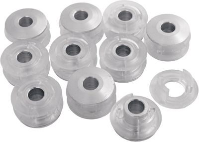 Bussningar tankfäste Alloy Art aluminium Softail 85-99, FX 85-86 (10-pack)