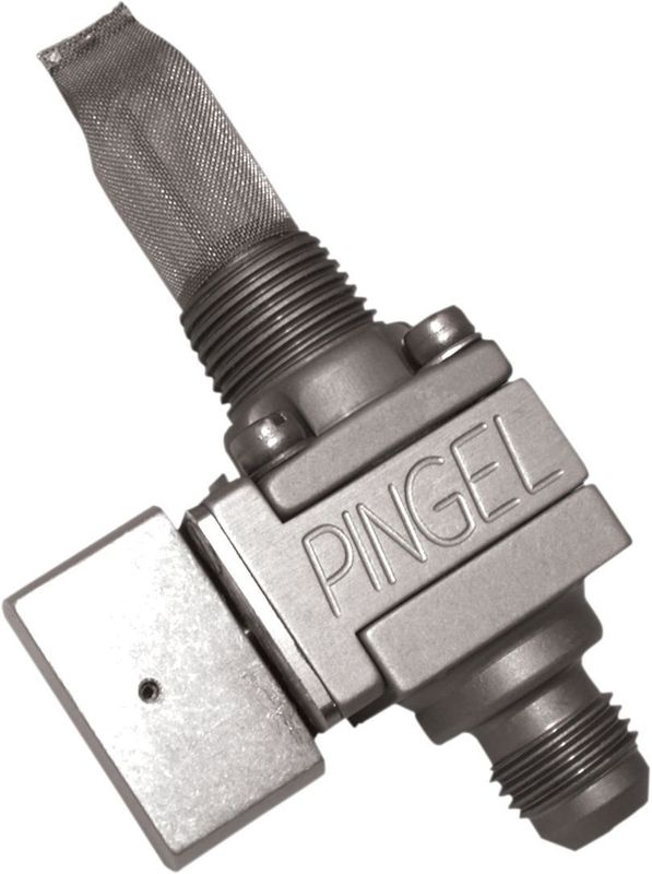 Bensinkran Pingel Guzzler Fuel 3/8 anodiserad