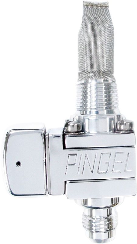 Bensinkran Pingel Guzzler Fuel 3/8 polerad