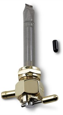 Bensinkran Pingel Power-Flo mässing Big Twin, XL Sportster 75-06