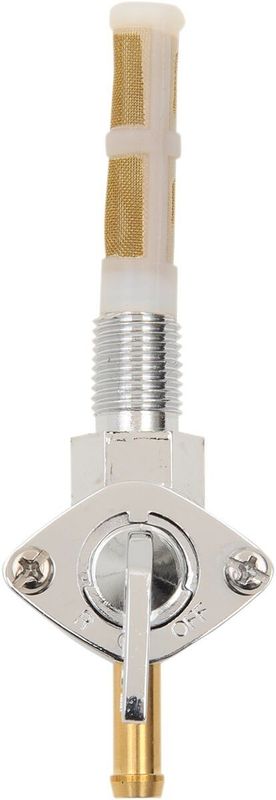 Bensinkran Drag Specialties NPT Down 1/4" krom