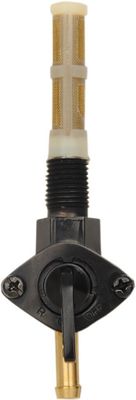 Bensinkran Drag Specialties NPT Down 1/4" svart