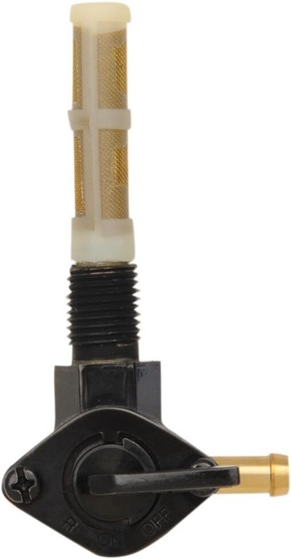 Bensinkran Drag Specialties NPT Side 90 1/4" svart