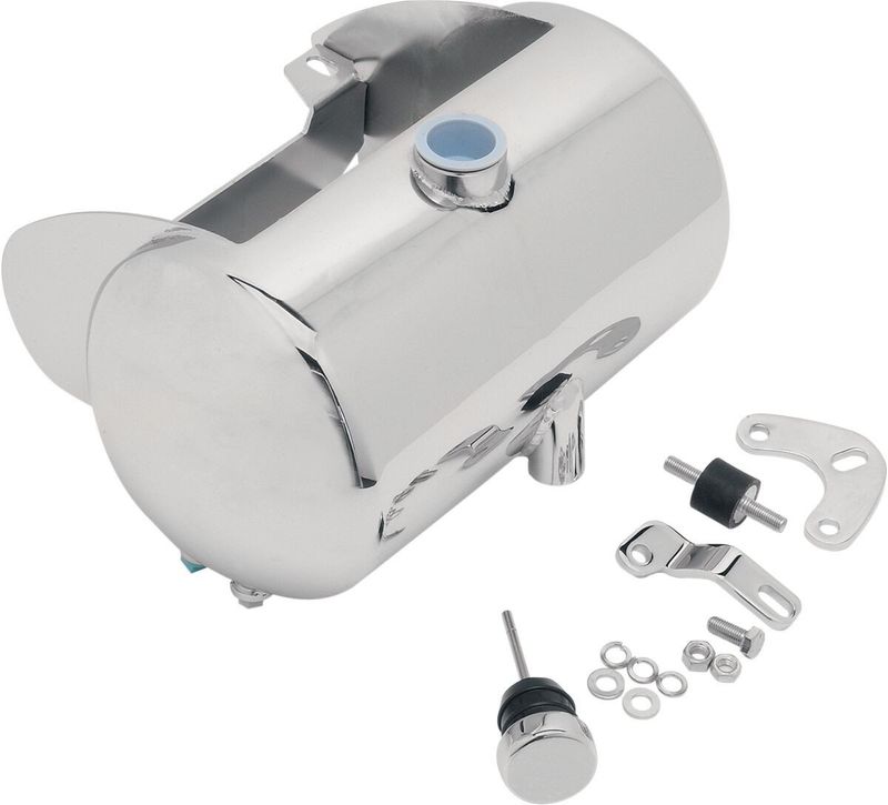 Oljetank Drag Specialties rund krom Softail 85-99