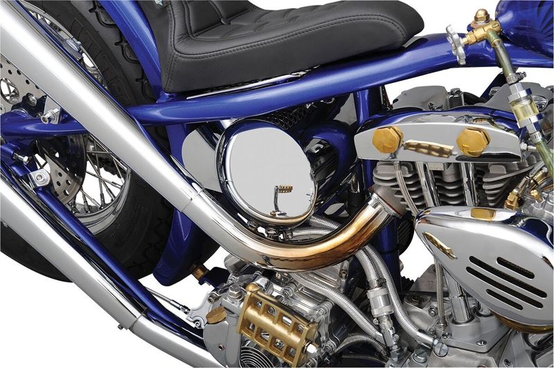 Oljetank Drag Specialties rund krom Softail 85-99