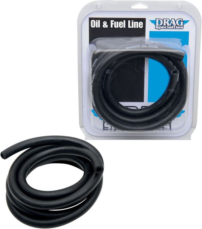 Oljeslang Drag Specialties 8 3/8 svart gummi