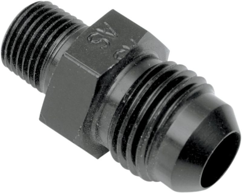Nippel oljeslang Goodridge Adptr aluminium rak svart