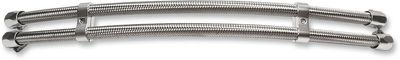 Oljeslangsats Jagg 3/8" flätad silver