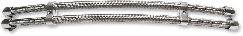 Oljeslangsats Jagg 3/8" flätad silver