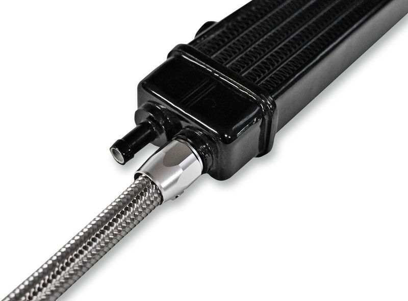 Oljeslangsats Jagg 3/8" flätad silver