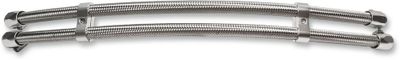 Oljeslangsats Jagg 3/8" flätad silver