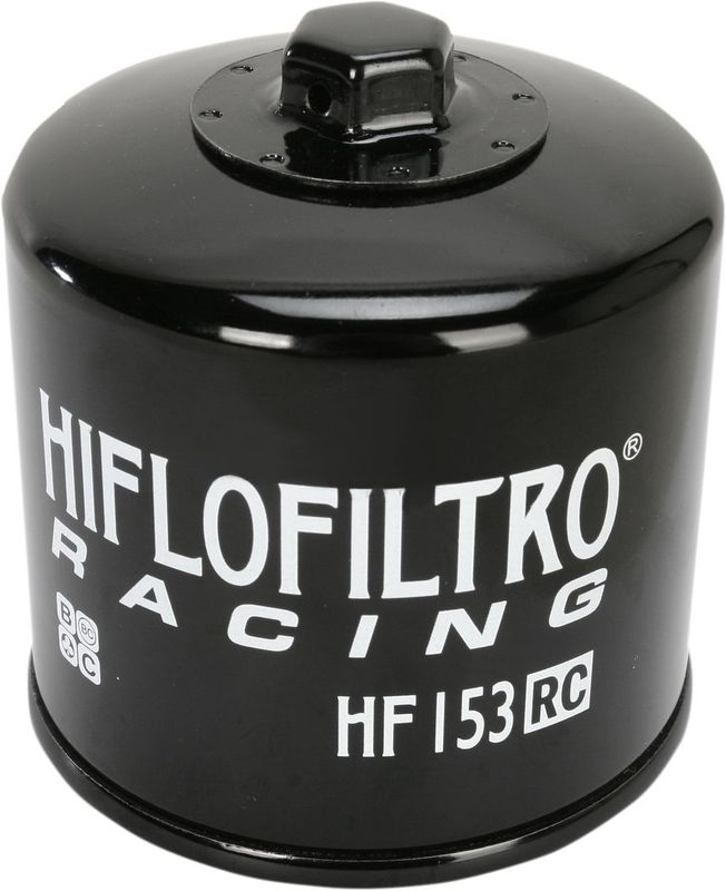Oljefilter HiFlofiltro HF153 Racing svart Ducati 80-upp, Bimota 85-16, Cagiva 85-00