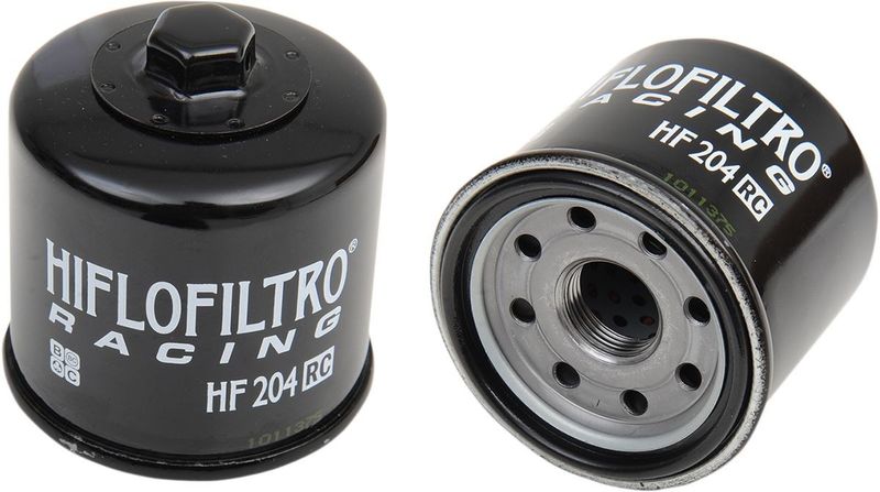 Oljefilter HiFlofiltro HF204 Racing svart