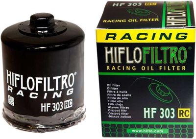 Oljefilter HiFlofiltro HF303 Racing svart