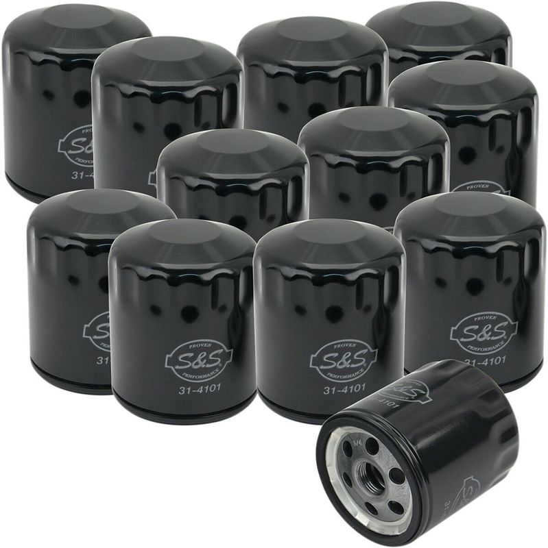 Oljefilter S&S 12PK svart
