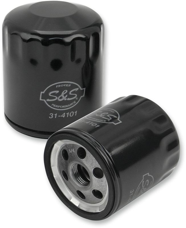 Oljefilter S&S 31-4101 svart Softail 84-98