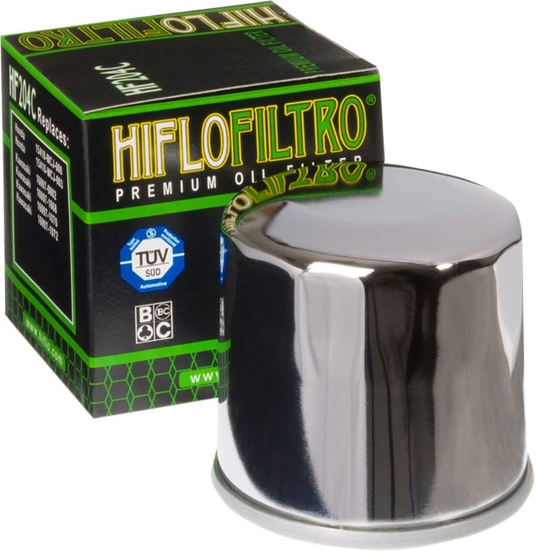 Oljefilter HiFlofiltro HF204 krom