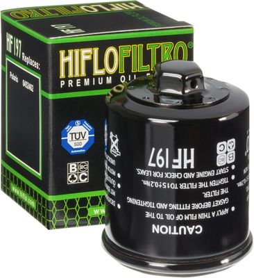 Oljefilter HiFlofiltro HF197 svart