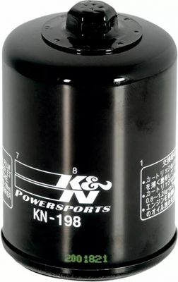 Oljefilter K&N KN-198 Polaris 03-24, Victory 03-17, Indian 19-upp