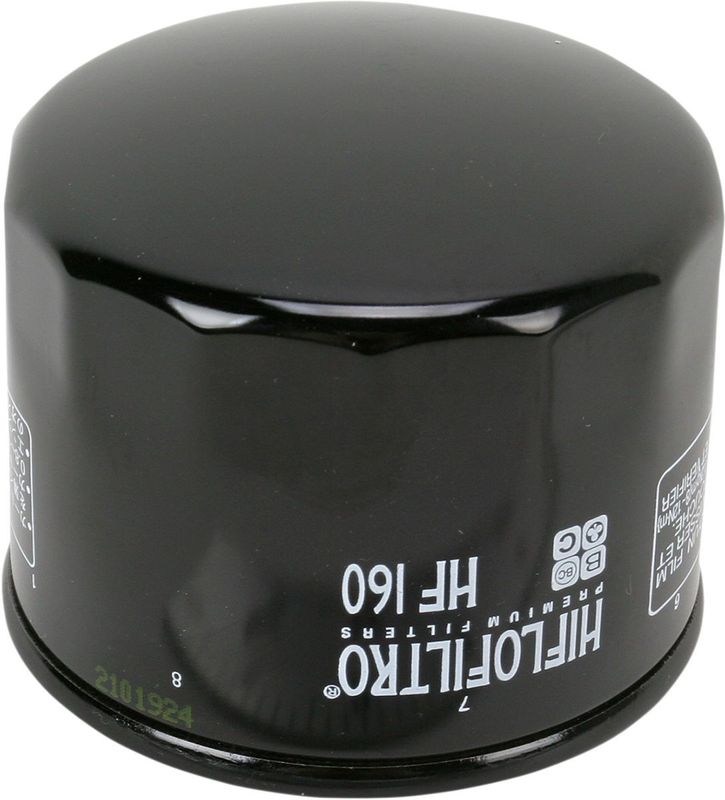 Oljefilter HiFlofiltro HF160 svart Bmw 05-upp, Husqvarna 12-13, Bimota 14-16