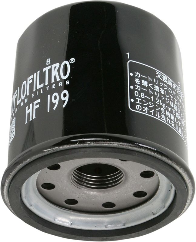 Oljefilter HiFlofiltro HF199 svart Polaris 09-upp, Indian 15-upp