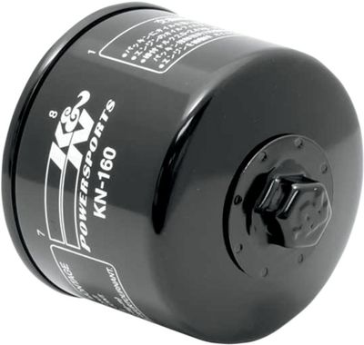 Oljefilter K&N KN-160 svart BMW F650GS 08-12 m.fl.