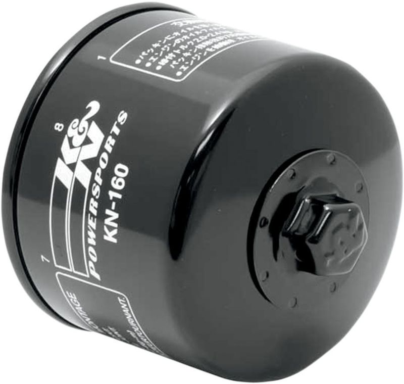 Oljefilter K&N KN-160 svart BMW F650GS 08-12 m.fl.