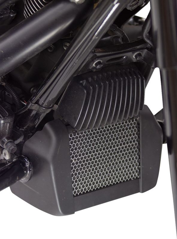 Skydd oljekylare Klock Werks Oilcoolr krom Touring 17-upp, Trike 17-19