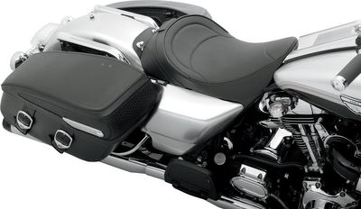 Solosadel Drag Specialties vinyl svart Touring 97-07
