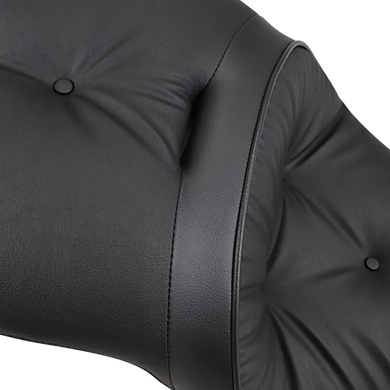 Touringsadel Drag Specialties 2 Pillow läder vinyl svart Touring 09-24, Trike 14-21